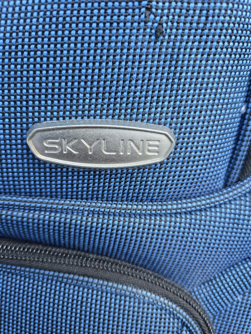 Blue Rolling Carry-On Suitcase - Men's Travel Bag